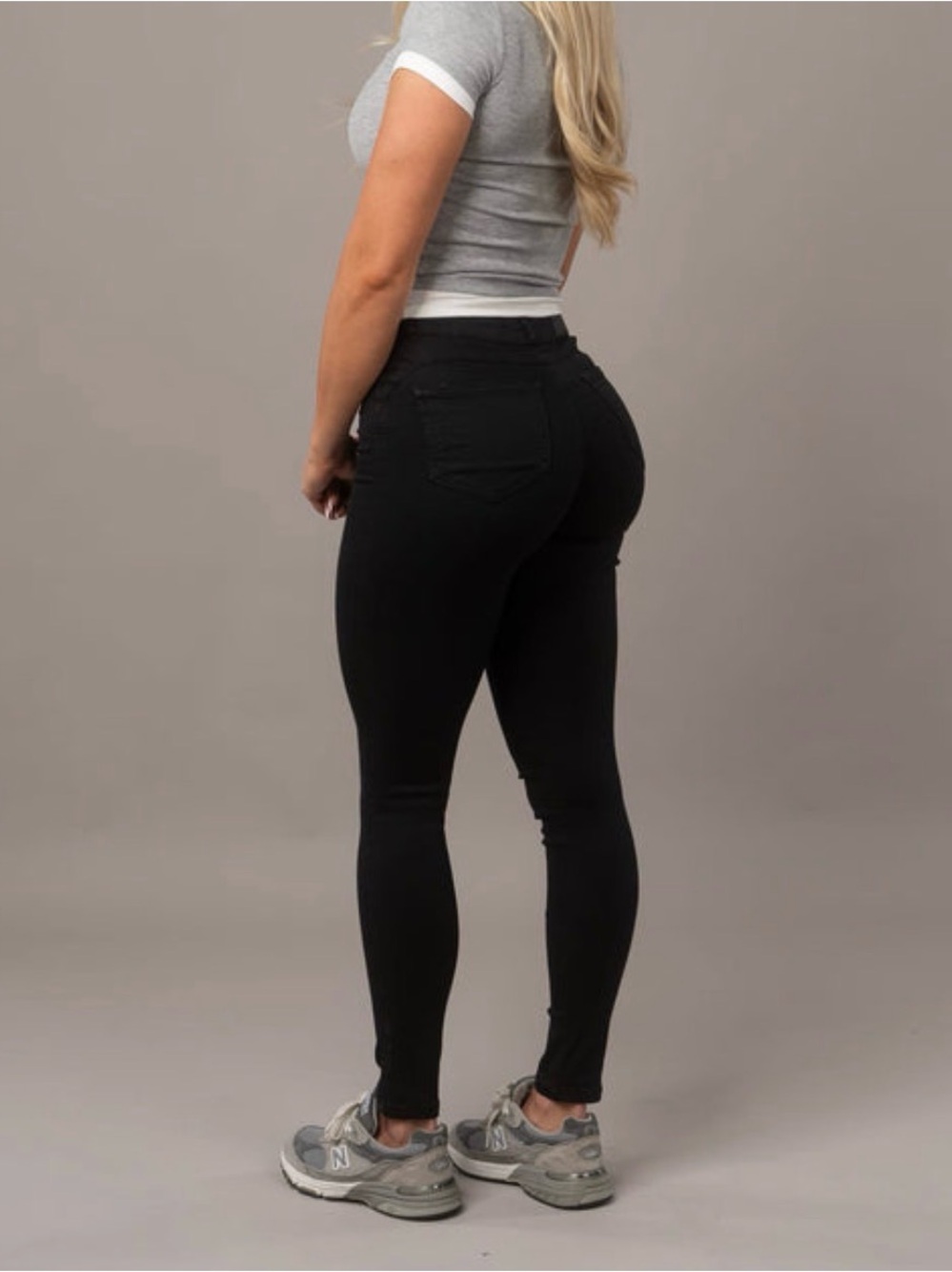 FITJEANS Black High-Rise Skinny Jeans size L NWT